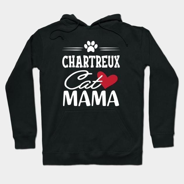 Chartreux Cat Mama Hoodie by KC Happy Shop